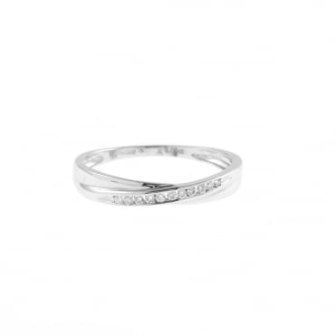 9ct White Gold Diamond Eternity Ring