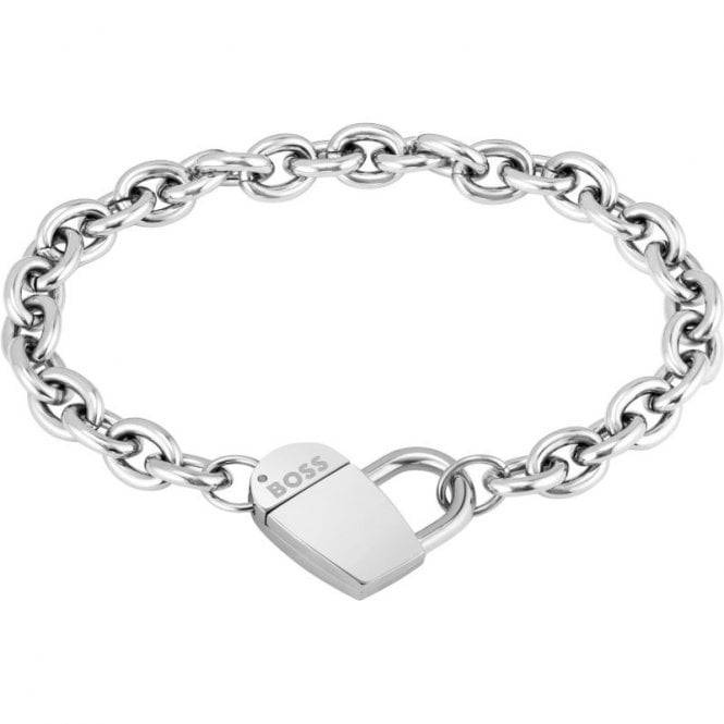 Boss Ladies Dinya Stainless Steel Heart Bracelet 1580418