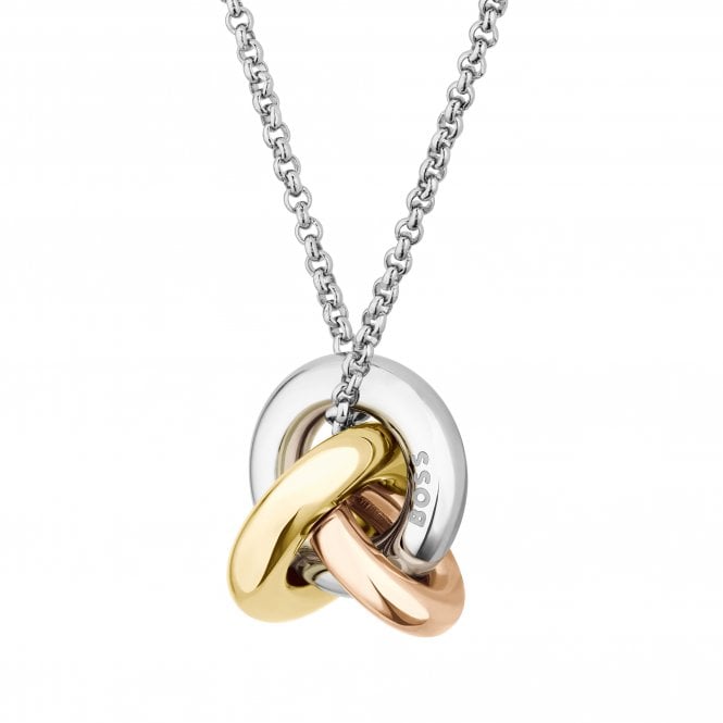 Boss Ladies HARMONY Tri-Colour Necklace 1580771