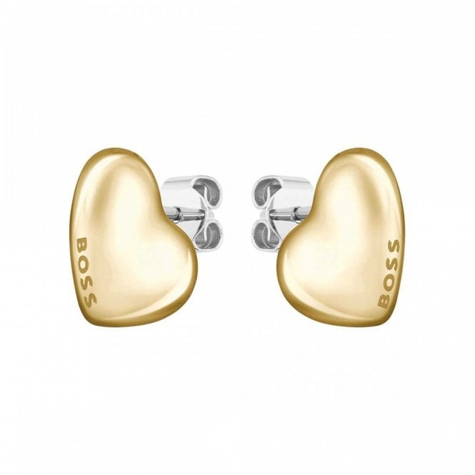Boss Ladies HONEY Gold Plated Stud Earrings 1580564