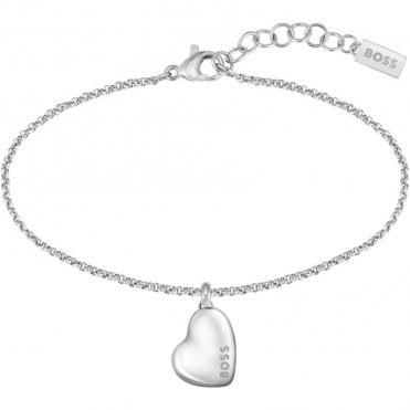 Ladies HONEY Stainless Steel Heart Bracelet  1580694