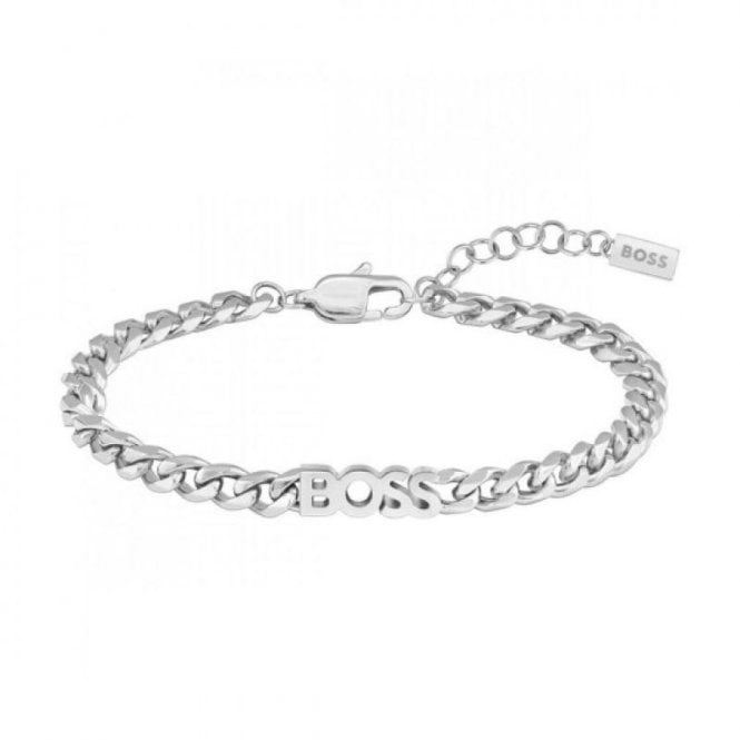 Boss Ladies KASSY FOR HER Stainless Steel Curb Bracelet 1580592