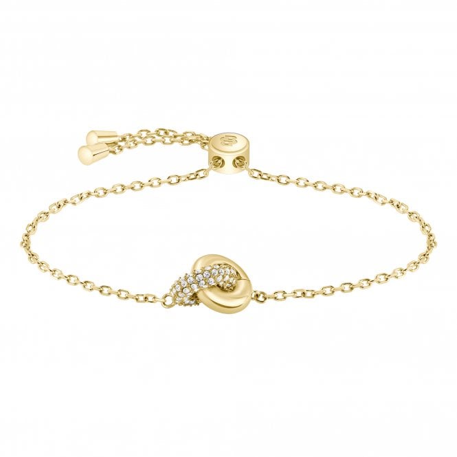 Boss Ladies LIFE PRECIOUS Gold Plated Stone Set Bracelet 1580757