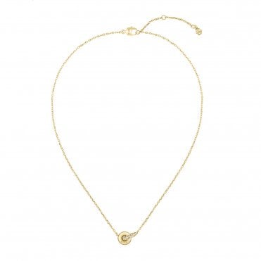 Ladies LIFE PRECIOUS Gold Plated Stone Set Necklace 1580755