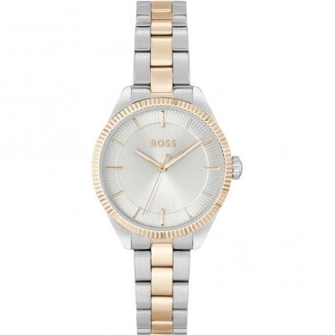 Ladies SAGE Round Silver Dial Two Tone Bracelet Watch 1502727
