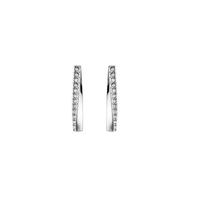 Boss Ladies Signature Twist Bar Earring 1580133