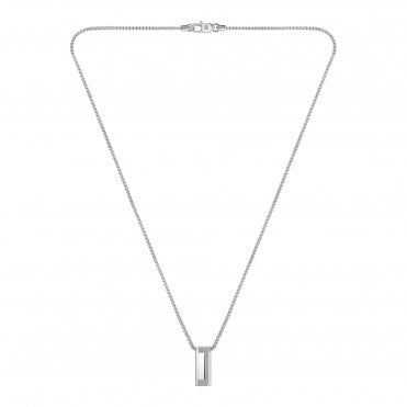 Mens CANDOR Stainless Steel Dog Tag Necklet 1580749