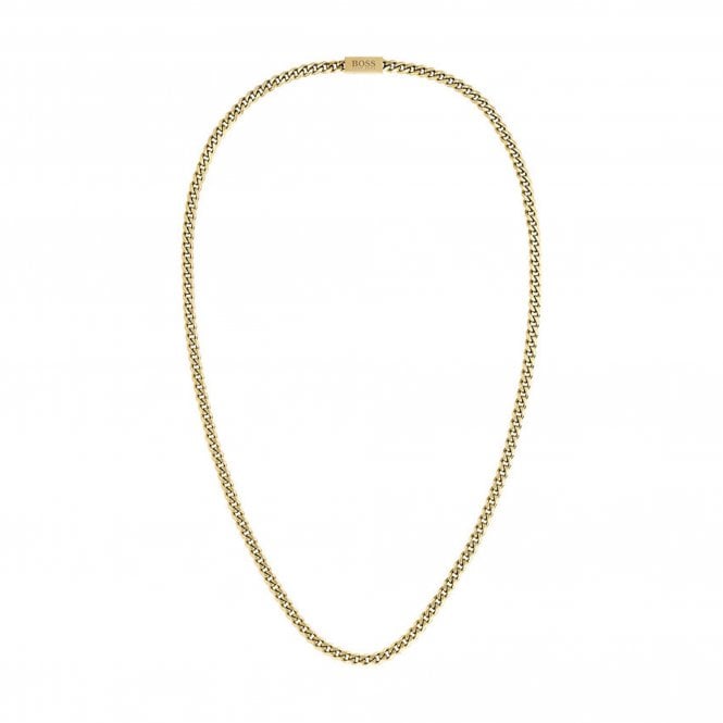 Boss Mens Chain For Him Gold Tone Necklace 1580173