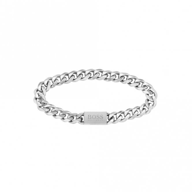 Boss Mens Chain For Him Steel Bracelet 1580144M