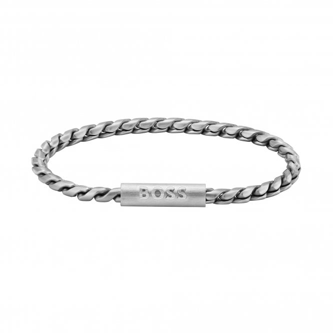 Boss Mens Doran Brushed Stainless Steel Bracelet 1580695