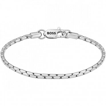 Mens EVAN Stainless Steel Popcorn Bracelet  1580605M