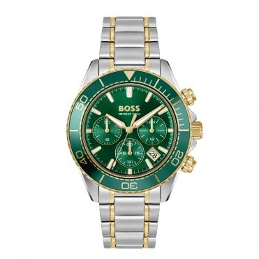 Mens SEALINER Rnd Grn Crn Date Di 2 Col