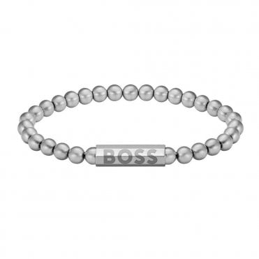 Mens SPHERE METAL Stainless Steel Ball Bracelet 1580658M