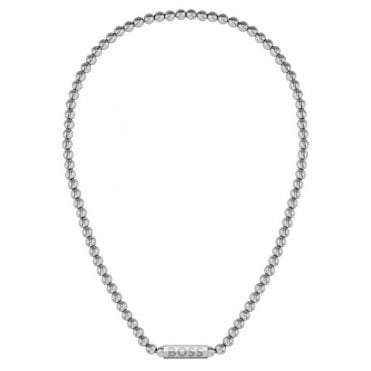 Mens SPHERE METAL Stainless Steel Ball Necklace 1580656
