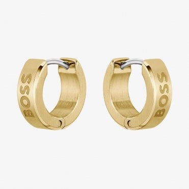 Unisex ODELL Gold Plated Huggie Earrings 1580655