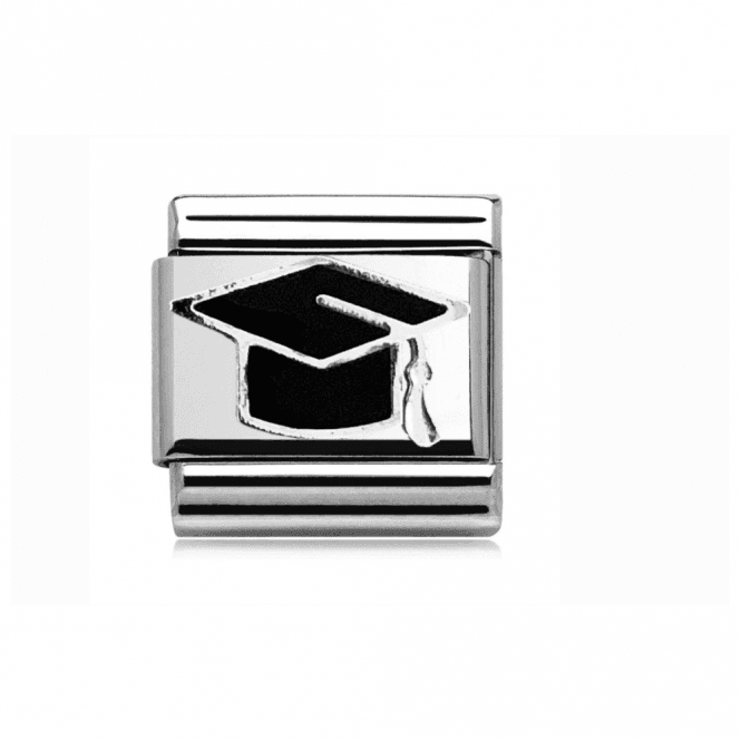 Charmlinks Graduation Hat Silver Charm