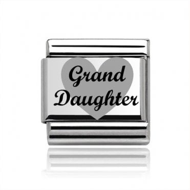Grand Daughter Silver Silver Charm