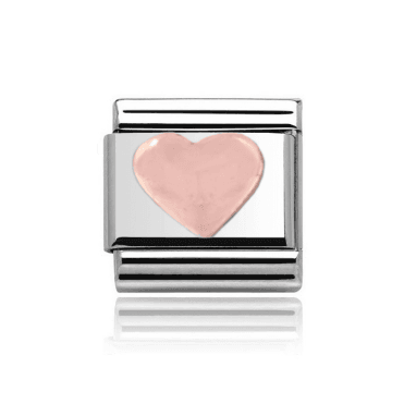 Heart Rose Silver