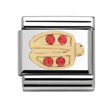 Ladybird Gold Silver Charm