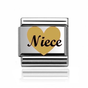 Niece Gold Silver Charm