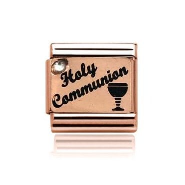 Rose Holy Communion Charm