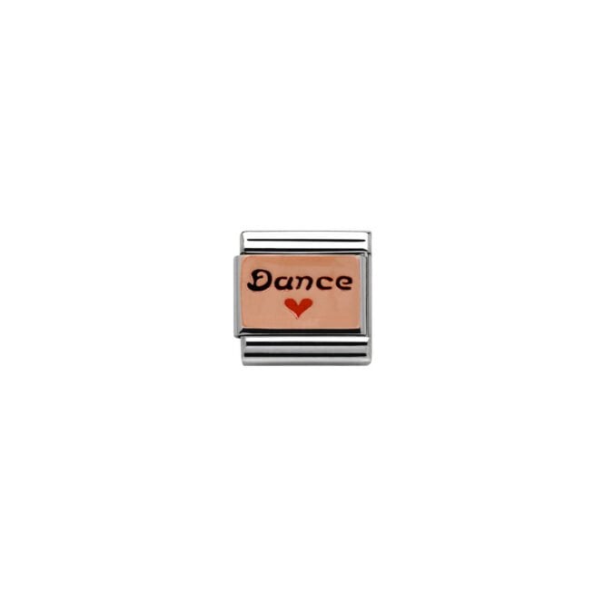Charmlinks Rose Silver DANCE Charm