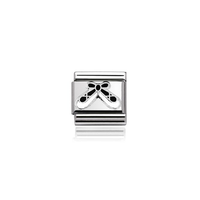Charmlinks Silver Ballet Slippers Charm