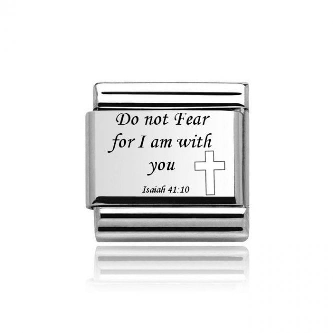 Charmlinks Silver Bible Quote Charm