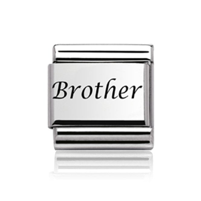 Charmlinks Silver Brother Charm