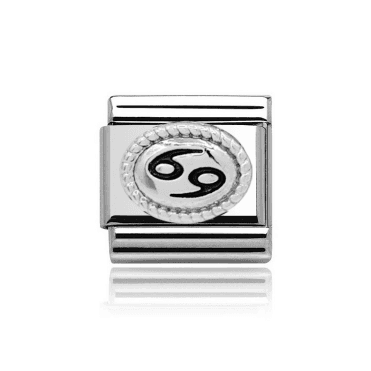 Silver Cancer Zodiac Charm