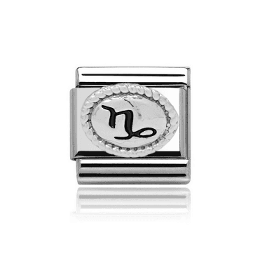 Silver Capricorn Zodiac Charm
