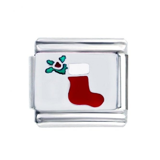 Charmlinks Silver Christmas Stocking Charm
