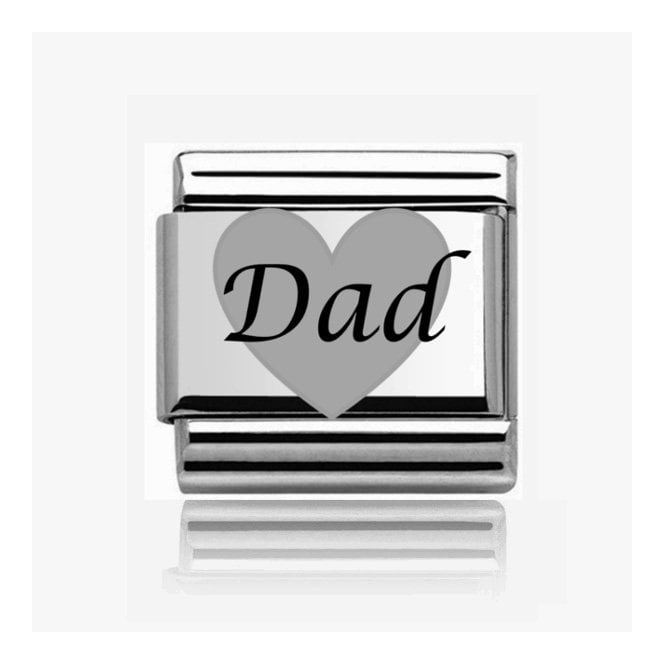 Charmlinks Silver Dad Charm