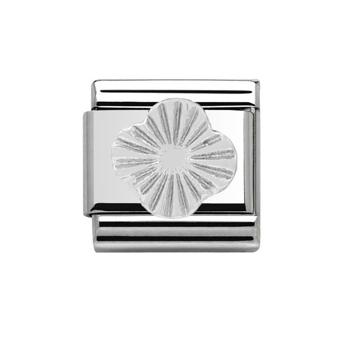 Charmlinks Silver Four Leaf Clover Charm