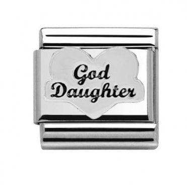 Silver Goddaughter Charm