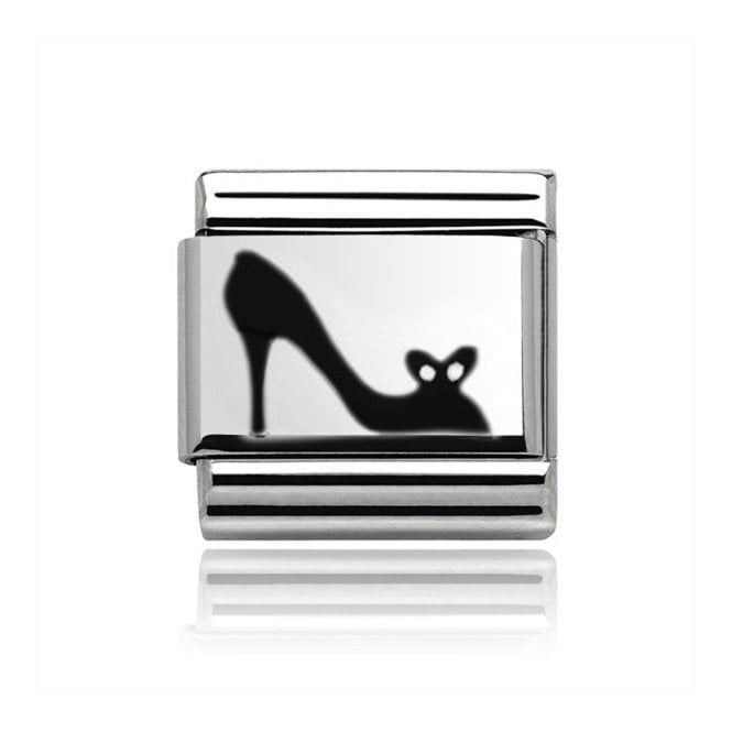 Charmlinks Silver High Heel Shoe Charm