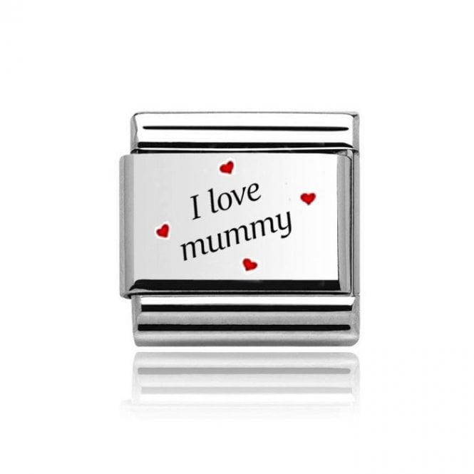 Charmlinks Silver I Love Mummy Charm
