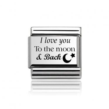 Silver I Love You To The Moon and Back