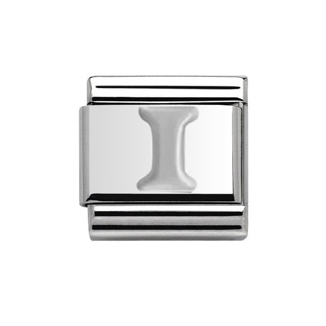 Charmlinks Silver Initial I Charm
