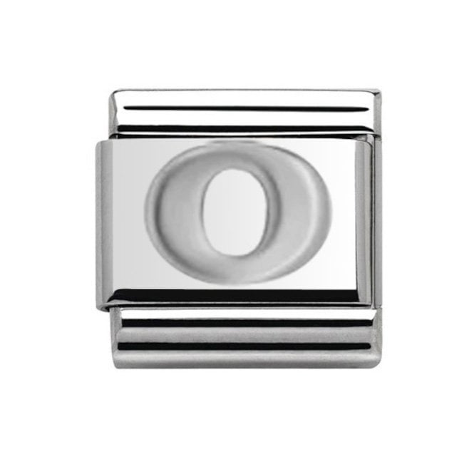Charmlinks Silver Initial O Charm