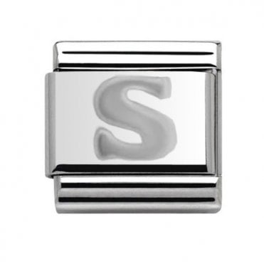 Silver Initial S Charm