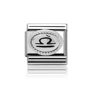 Silver Libra Zodiac Charm