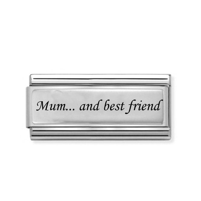 Charmlinks Silver Mum And Best Friend Double Charm