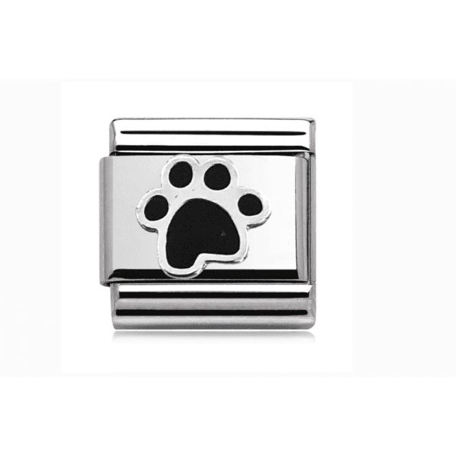 Charmlinks Silver Paw Print Charm