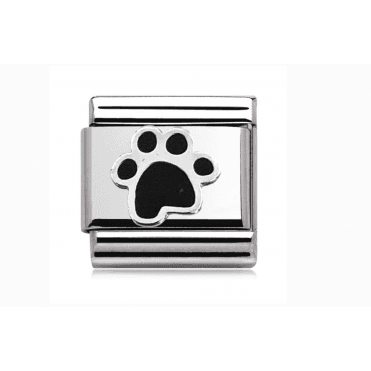 Silver Paw Print Charm