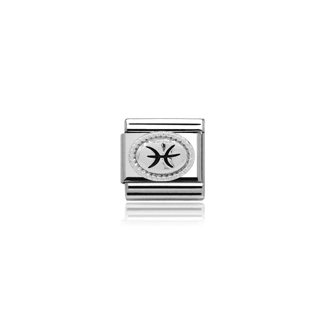 Charmlinks Silver Pisces Zodiac Charm