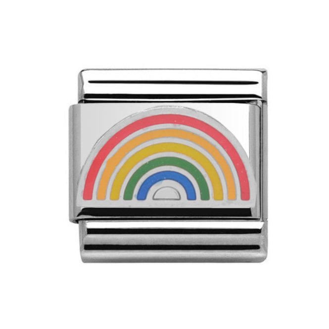 Charmlinks Silver Rainbow Charm