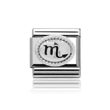 Silver Scorpio Zodiac Charm