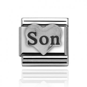 Silver Son Charm