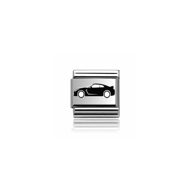Charmlinks Silver Sports Car Charm